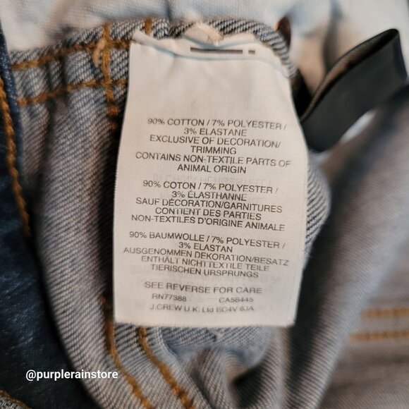 Madewell Jeans 28 Skinny Button Fly 10" High Rise Rosecliff H6319 Tummy Control - Picture 6 of 13